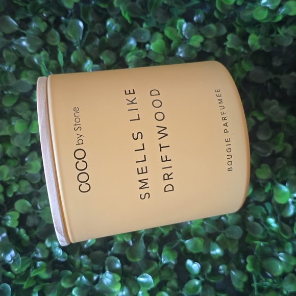 NEW! COCO by Stone Smells Like Driftwood 11oz Candle - Picture 2 of 4